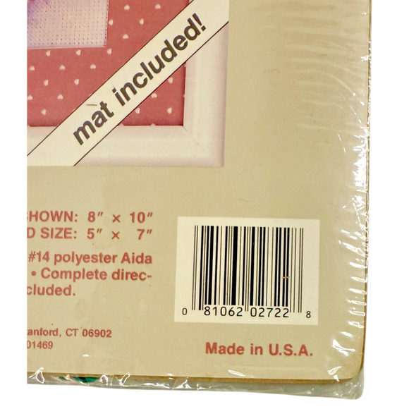 Weekenders Counted Cross Stitch Kit Springtime in Pink 02722 JCA 5x7 Floral READ - Picture 6 of 7